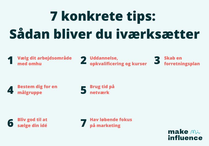 7 tips til at blive iværksætter
